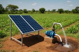 Borehole solar water pump